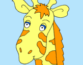 Dibuix Cara de girafa pintat per maria fernanda portel