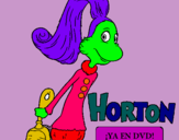 Dibuix Horton - Sally O'Maley pintat per ARI