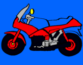 Dibuix Motocicleta pintat per eric   miralpeix