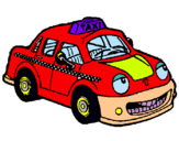 Dibuix Herbie taxista pintat per pelaia