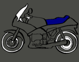 Dibuix Motocicleta pintat per ignasi