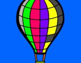 Dibuix Globus aerostàtic pintat per pol