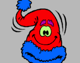 Dibuix Gorra de Pare Noel pintat per eric