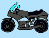 Dibuix Motocicleta pintat per francisca