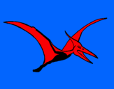 Dibuix Pterodàctil pintat per elia marin