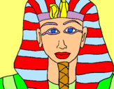 Dibuix Tutankamon pintat per claudia