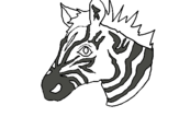 Dibuix Zebra II pintat per alex