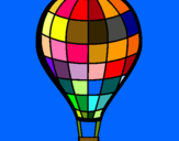 Dibuix Globus aerostàtic pintat per Joana Maria 