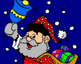 Dibuix Santa Claus i la seva campana  pintat per CLAUDIA SOCA