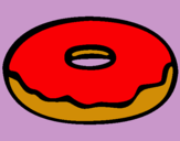 Dibuix Donuts pintat per mari costa