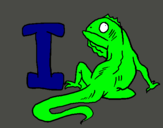 Dibuix Iguana pintat per ignasi  viladevall