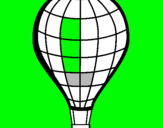 Dibuix Globus aerostàtic pintat per edoardo