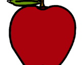 Dibuix poma pintat per rasputyn