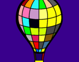 Dibuix Globus aerostàtic pintat per POL NAJES