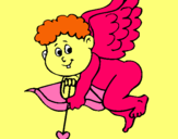 Dibuix Cupido pintat per ARNAU