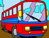 Dibuix Autobús pintat per EDNA