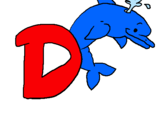 Dibuix Dofí pintat per txeljuditserrat