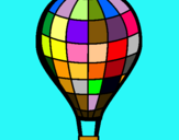 Dibuix Globus aerostàtic pintat per giovanna