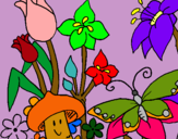 Dibuix Fauna i flora pintat per maxim