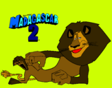 Dibuix Madagascar 2 Alex pintat per Mariona  Vila P.