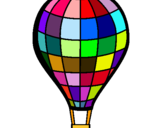 Dibuix Globus aerostàtic pintat per samuel