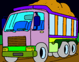 Dibuix Camió de càrrega pintat per ARNAU CABALLERO
