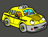 Dibuix Herbie taxista pintat per samuel