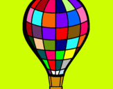 Dibuix Globus aerostàtic pintat per CLÀUDIA