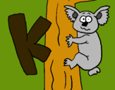 Dibuix Koala pintat per LAURA DURÒ