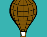 Dibuix Globus aerostàtic pintat per guillem