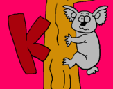 Dibuix Koala pintat per emma