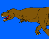 Dibuix Tiranosaure rex pintat per maria  barbera