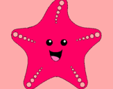 Dibuix Estrella de mar pintat per andrea jimenez