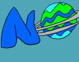 Dibuix Neptú pintat per CARLA CAMPOS CARNE