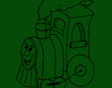 Dibuix Tren pintat per IBAI