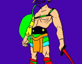 Dibuix Gladiador pintat per  ferran calzado