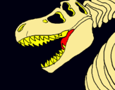 Dibuix Esquelet tiranosauri rex pintat per 106