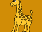 Dibuix Girafa pintat per anònim