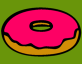 Dibuix Donuts pintat per q