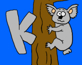 Dibuix Koala pintat per maria  barbera
