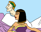 Dibuix Cèsar i Cleòpatra pintat per Gerard