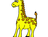 Dibuix Girafa pintat per julia  adria