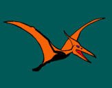 Dibuix Pterodàctil pintat per eric