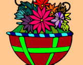 Dibuix Cistell de flors 11 pintat per julia belles lopez