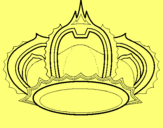 Dibuix Corona reial pintat per brandon