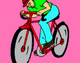 Dibuix Ciclisme pintat per roger cucurull miró