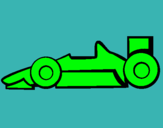 Dibuix Fórmula 1 pintat per nil
