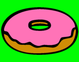 Dibuix Donuts pintat per andrea