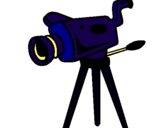 Dibuix Càmera cinematogràfica  pintat per nuria