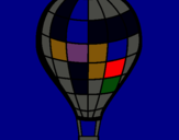 Dibuix Globus aerostàtic pintat per DINOCO 5